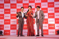 Anushka Launches INTEX Aqua Smartphone